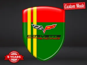 Corvette Stoßsticker Maßgefertigt Racing Robust Anpassbar